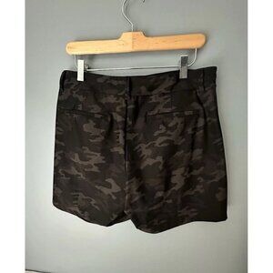 Spanx Shapeup Shorts Women’s Black Camo Size M Sunshine Stretch